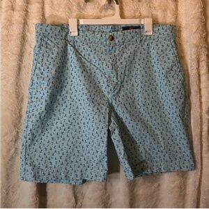 Vineyard Vines Men Sz 40 Sea Splash Blue Sailboat Palm Beach Breaker Shorts EUC